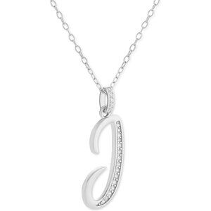 Holiday Lane Cubic Zirconia Infinity Pendant Necklace in Sterling Silver